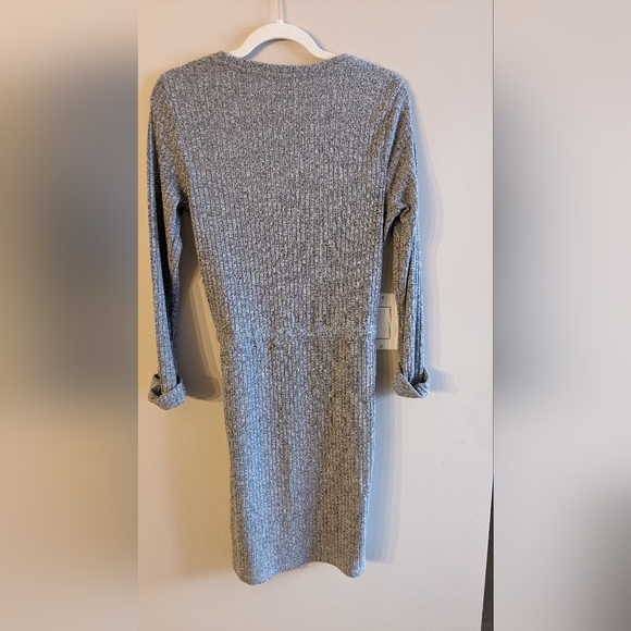 Long sleeve waist tie Dex dress - Picture 3 of 6